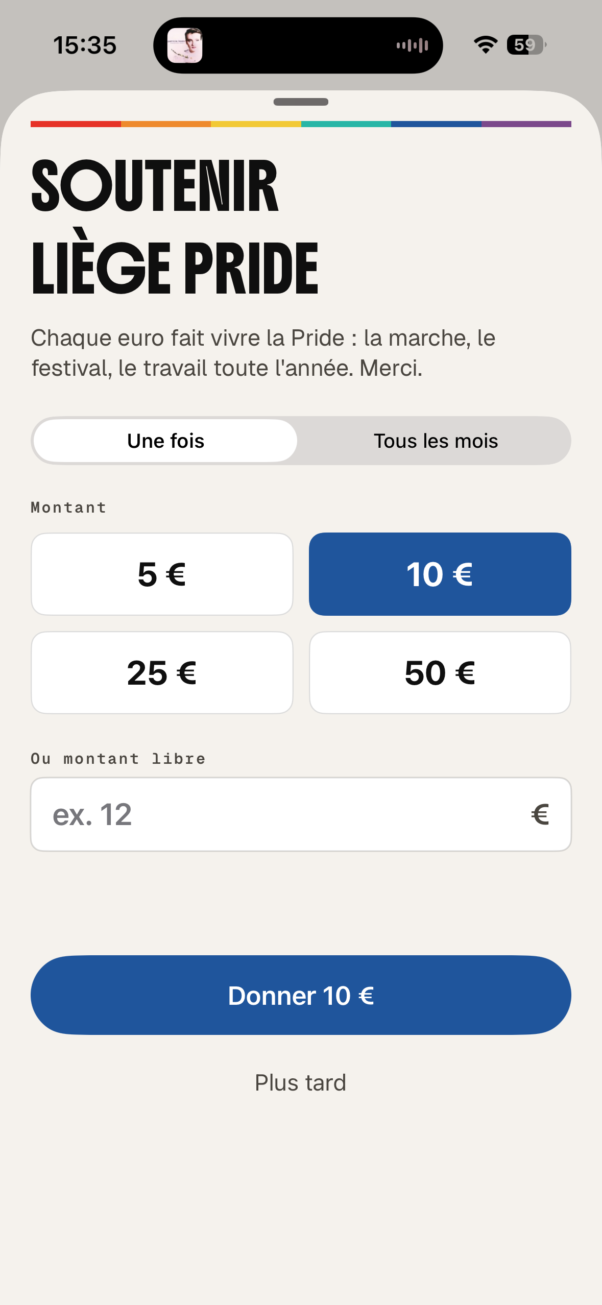 Soutenir Liège Pride